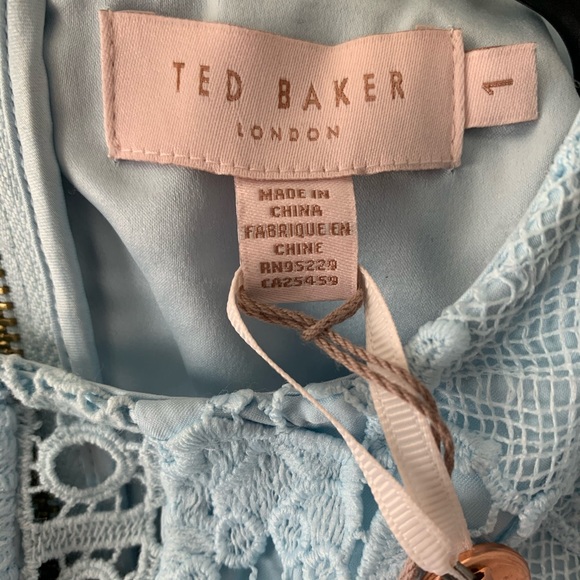 NWT Ted Baker Tiered Skater Dress - Picture 4 of 16
